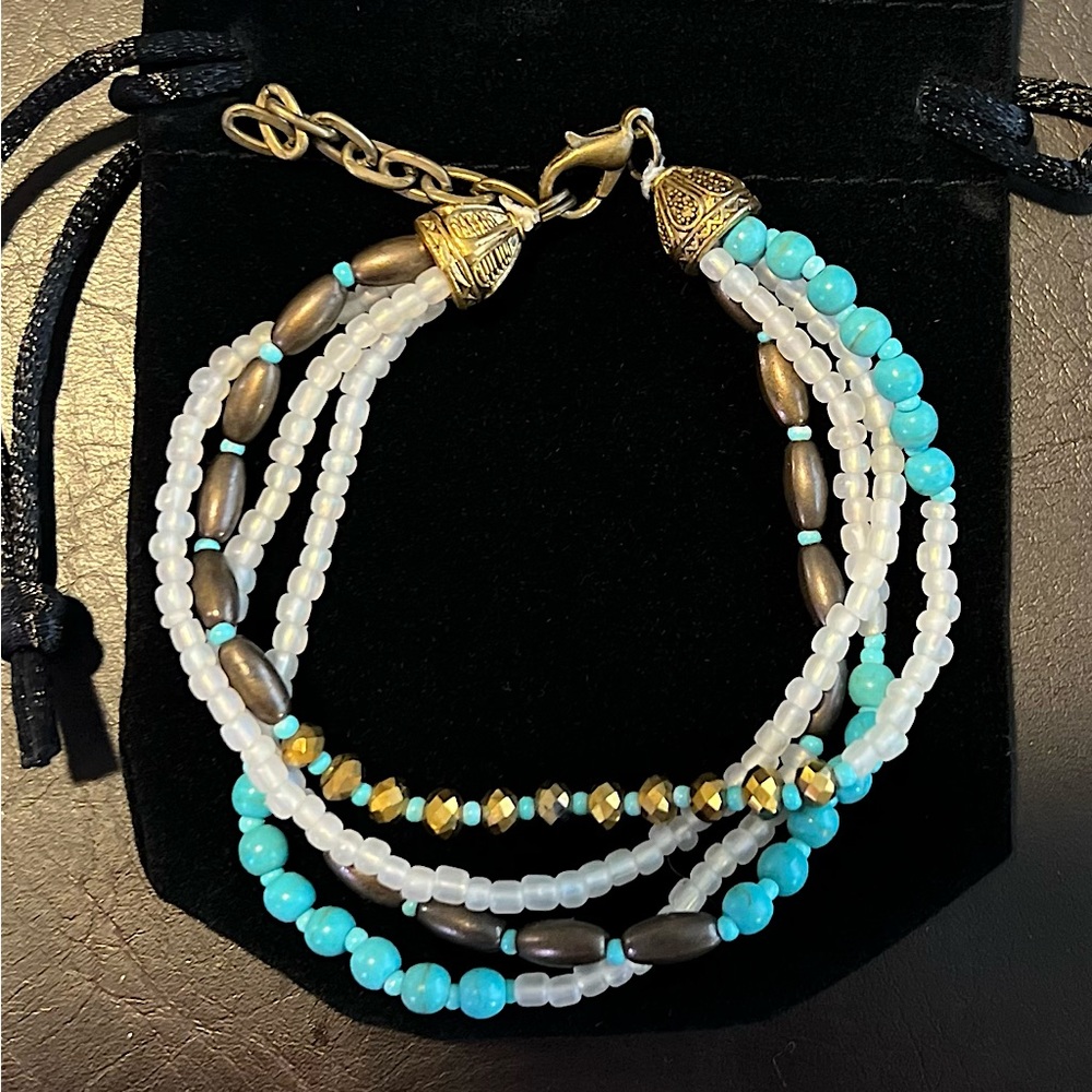 Handmade Indonesian Bead Bracelet